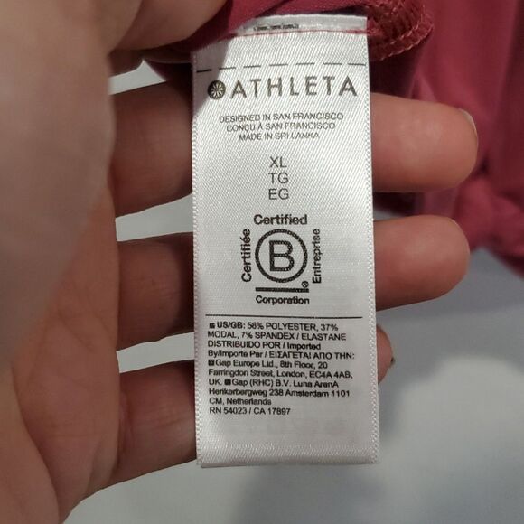 Athleta Essence Away From the Body Tee in Mauve Size XL - Picture 14 of 14